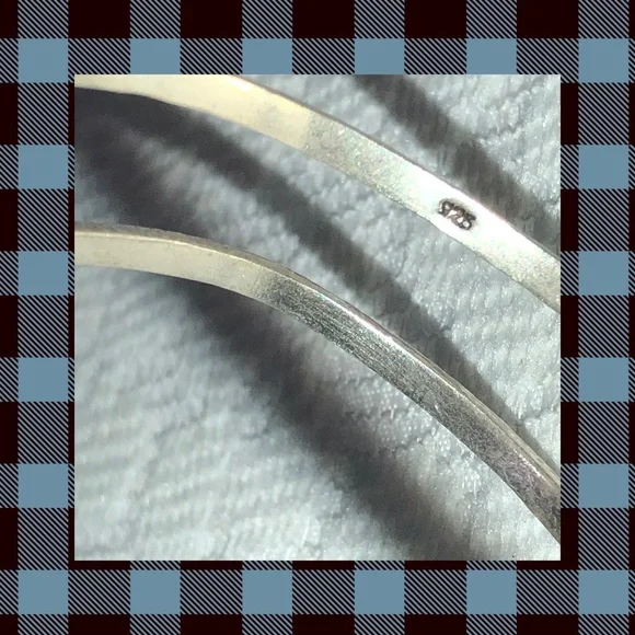 Elegant Silver and Yellow Chalcedony Bracelet .925 - Picture 3 of 3